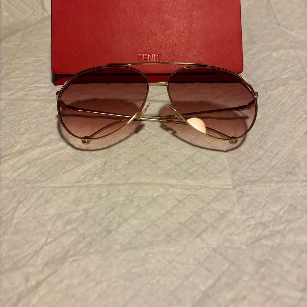 24 HR SALE‼️FENDI Women's FF0286/S Aviator63mm SunglassesMADE IN ITALY AUTHENTIC